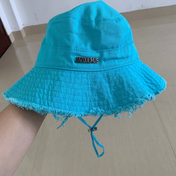 Jacquemus Other - Jacquemus fashion sky blue sun hat58